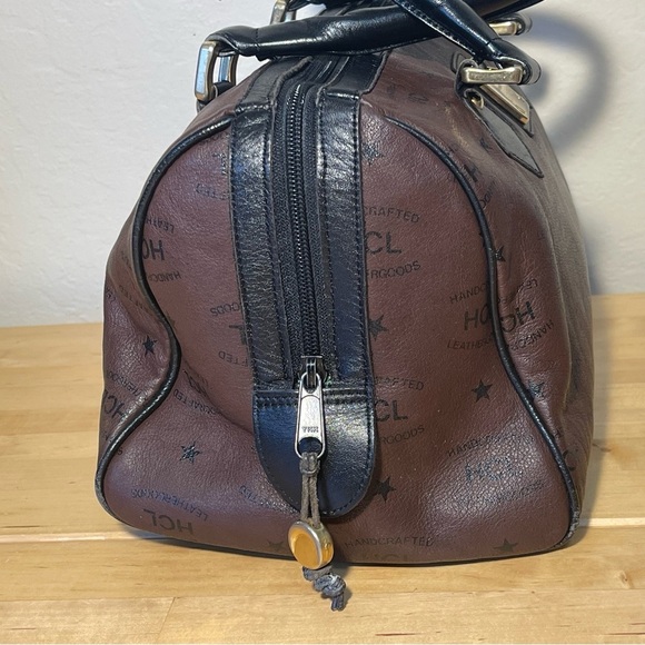 HCL Vintage W Germany Genuine Leather Satchel Bag - Picture 2 of 13